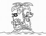 Pirata Colorear Pirati Ilha Isola Island Coloringcrew Jolly Roger Disegno Desenho Illa Piratas Acolore Stampare Dibuix Dibuixos Legends sketch template