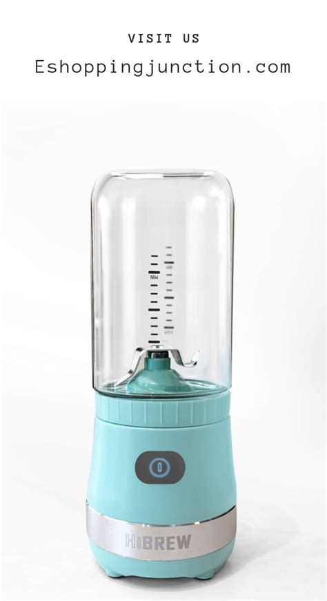 hibrew blue portable mini cordless single serve personal blender  smoothies shakes juice
