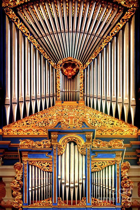 Innsbruck Cathedral Pipe Organ Portrait Photograph By Douglas Taylor