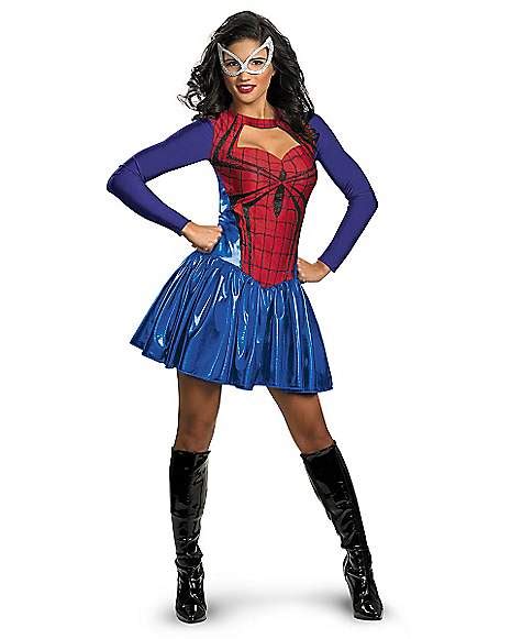 spiderman spidergirl classic adult womens costume