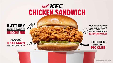 kfc introduces   chicken sandwich  downriver restaurants