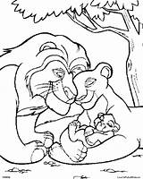 Lion King Nala Coloring Pages Simba Getcolorings Printable Disney sketch template