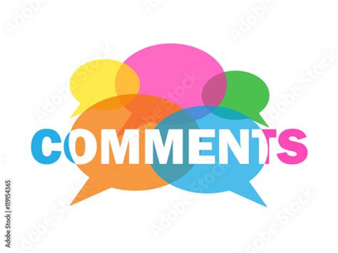vector comments icon  speech bubbles stock image  royalty