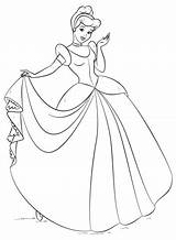 Cinderella Coloring Printable Pages Supercoloring Categories sketch template
