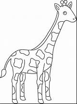 Jirafas Giraffe Animales Cartoon sketch template