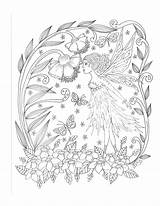 Coloring Pages Magical Fairies Pixies Enchanted Choose Board Book sketch template