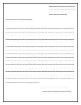 blank letter template harper blog