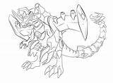 Digimon Metalgreymon Lineart Xw sketch template