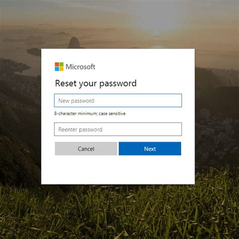 how to reset a forgotten windows live hotmail password