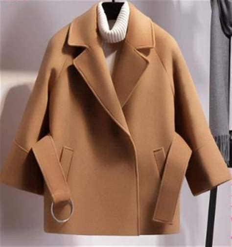 zystmcqz manteau de laine dhiver  lacets courts cape courte courte femme manteaux dhiver