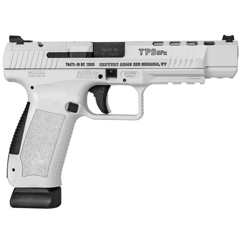 canik tpsfx mm pistol  barrel white
