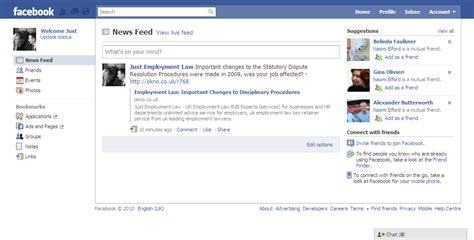 facebook facelift  facebook layout  internet marketing blog