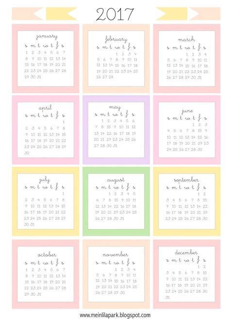 printable mini calendars  calendar printable