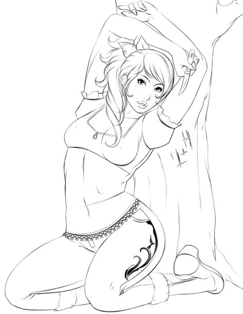 Red Alice Hansika The Swan Sketch 02 By Eirhjien Hentai Foundry