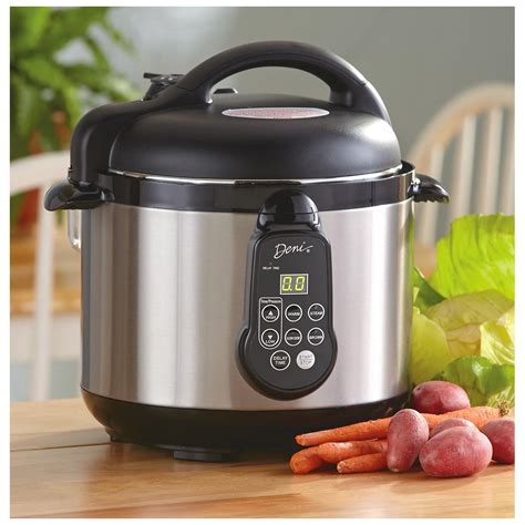 Deniâ„¢ 4 1/5 - qt. Stainless Steel Electric Pressure Cooker