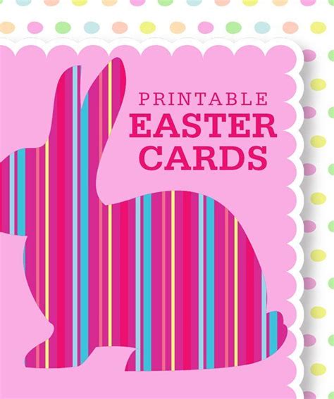 diy easter cards printable adorable  easter cards tags