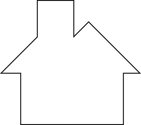 outline   house clipartsco