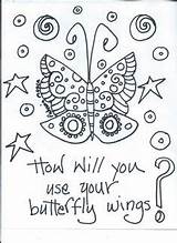 Coloring Pages Prompts Journal Book Today Wings sketch template