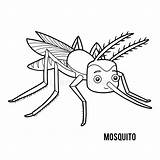 Mosquito Quatre Saisons Zanzara Moustique sketch template