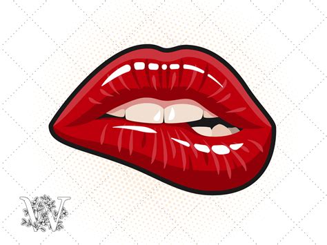 Red Lips Png Red Lips Print Lip Biting Lips Png Lips Art Print