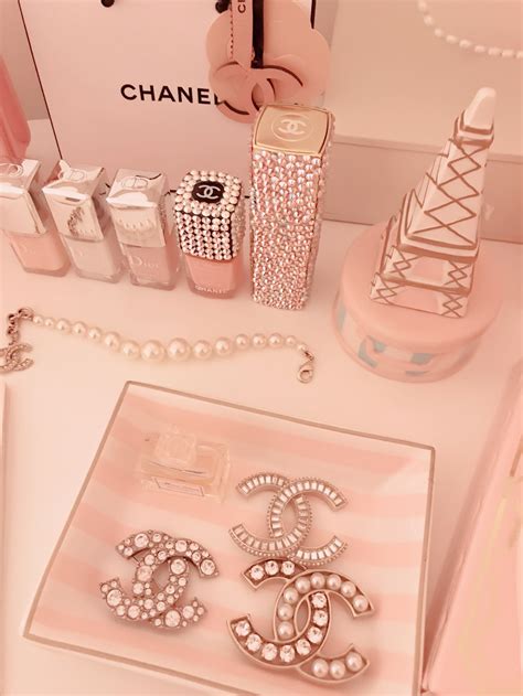 coco chanel   french    pink pink chanel rose gold aesthetic