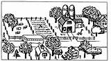 Community Coloring Pages Rural Drawing Suburban Getdrawings sketch template