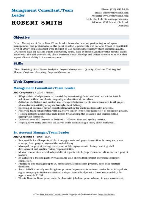 cv  team leader operations team leader resume  cnc