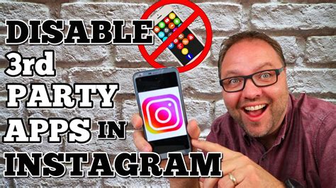 revoke  party app access  instagram disable app