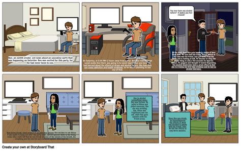 Drug Awareness Project Comic Strip Part One