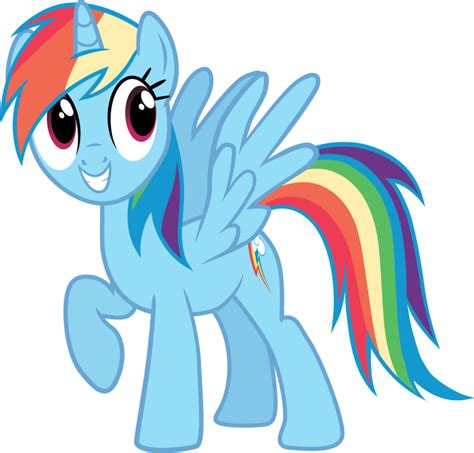 image fanmade pony request  alicorn rainbow dash  ah darnitpng