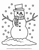 Snowman Christmas Coloring Pages Drawing Getdrawings sketch template