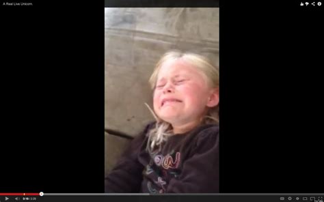 mom films as crying daughter begs for real live unicorn video huffpost