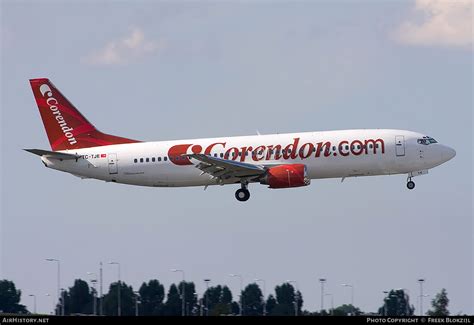 aircraft photo  tc tje boeing   corendon airlines airhistorynet