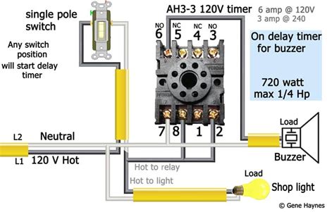wiring diagram timer