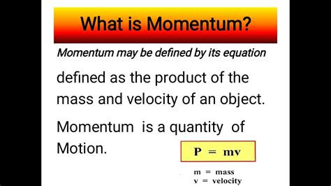 momentum   momentum define momentum youtube