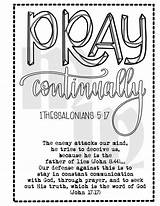 Prayers Continually Pray Binder sketch template