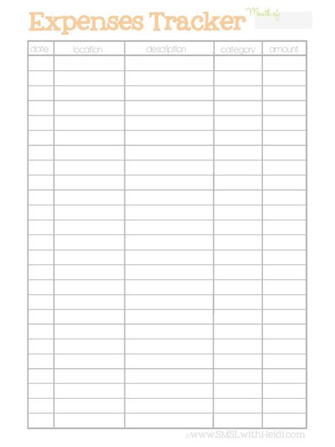 image result  expense tracker printable monthly budget printable