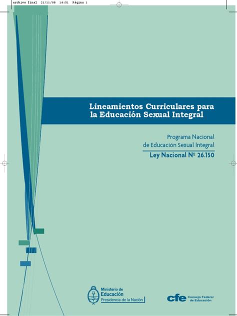 Lineamientos Curriculares De Esi Educación Sexual