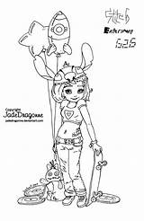 Jadedragonne Pages Tonya Lineart sketch template