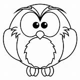 Coloring Pages Owl Preschool Easy Printable Owls Cute Coloring4free 2021 Animal Sheets Kids Coloringbay Book Animals Snowy Preschoolers Comments sketch template