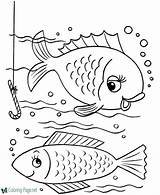 Fish Coloring Pages Printable Below Click sketch template
