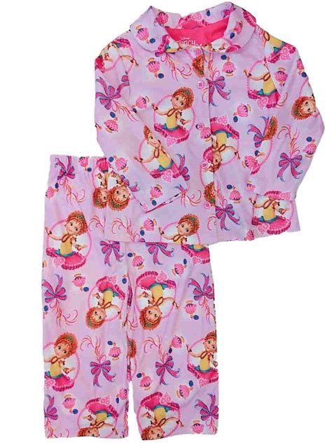 disney toddler girls pink flannel fancy nancy pajamas sleep set  walmartcom