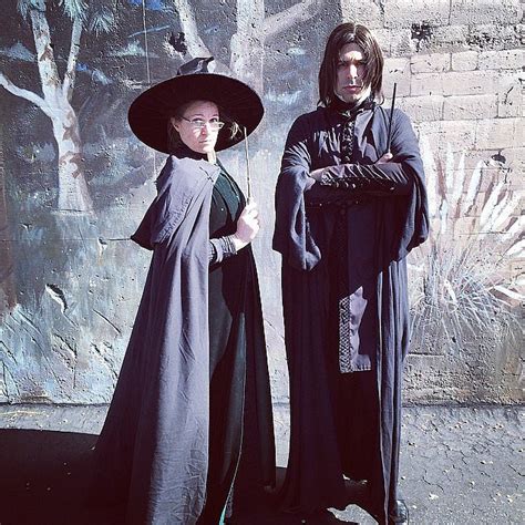 professor mcgonagall and snape 66 diy harry potter halloween costumes for the wizards at heart