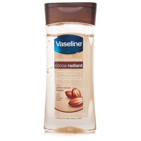 vaseline cocoa butter vitalising gel body oil chemist direct