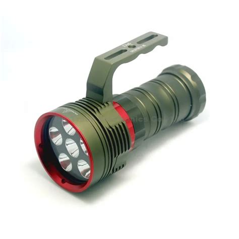 tinhofire  lumen  cree xml  led diving flashlight torch waterproof  underwater diver