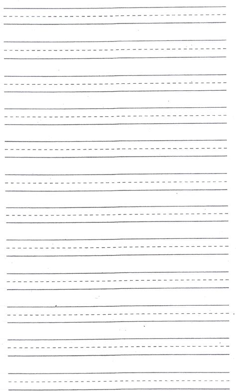grade blank writing paper printable primary lined paper