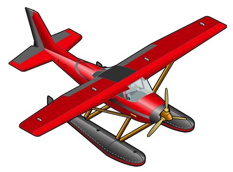 red plane transparent clip art library