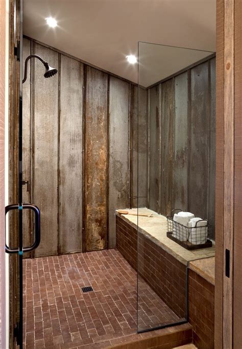 farmhouse-bathroom-walk-in-shower | Farmhouse master