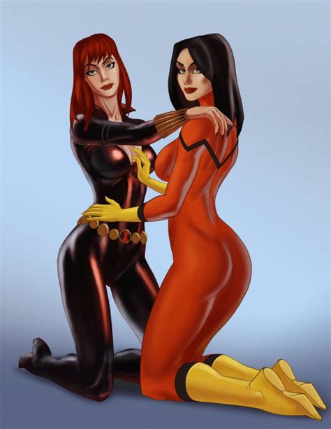black widow and spider woman lesbian lovers avengers lesbian porn sorted by position luscious