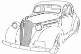 Coupe Car Chevrolet 1930 Pages Coloring Old Ford 1951 Deluxe 1928 1940 1969 Bronco Pickup Model Categories Coloringonly sketch template